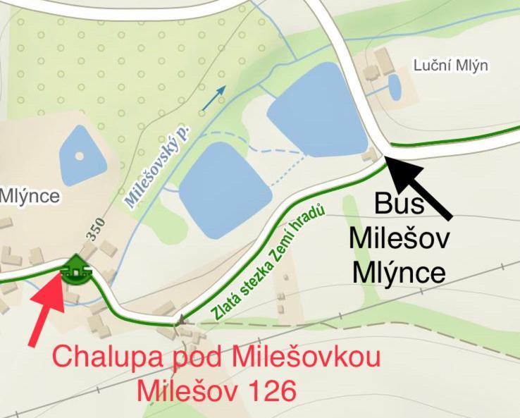 Pokoje V Chalupe Pod Milesovkou Velemin Kültér fotó